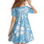 Fiji Tapa Pattern Family Matching Summer Maxi Dress and Hawaiian Shirt Plumeria Floral