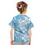 Fiji Tapa Pattern Kid T Shirt Plumeria Floral