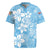 Fiji Tapa Pattern Rugby Jersey Plumeria Floral