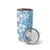 Fiji Tapa Pattern Tumbler Cup Plumeria Floral