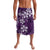 Plumeria Floral Tapa Pattern Amethyst Purple Lavalava