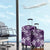 Plumeria Floral Tapa Pattern Amethyst Purple Luggage Cover