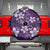 Plumeria Floral Tapa Pattern Amethyst Purple Spare Tire Cover