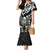 Custom New Zealand Silver Fern Rugby Family Matching Mermaid Dress and Hawaiian Shirt Aotearoa Champion 2023 World Cup LT01 Mom's Dress Black - Polynesian Pride