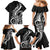 New Zealand Waitangi Day Family Matching Mermaid Dress and Hawaiian Shirt Aotearoa Te Tiriti O Waitangi Kiwi Black Version LT01 - Polynesian Pride