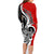 New Zealand Waitangi Day Family Matching Long Sleeve Bodycon Dress and Hawaiian Shirt Aotearoa Te Tiriti O Waitangi Kiwi Red Version LT01 - Polynesian Pride