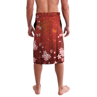 Hawaii Japan Cranes Sakura Flower Red Lavalava Japan Heritage Spirit LT01 - Polynesian Pride