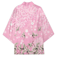 Cranes Sakura Floral Pink Pastel Kimono Hawaii Japan Culture LT01 - Polynesian Pride