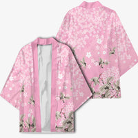 Cranes Sakura Floral Pink Pastel Kimono Hawaii Japan Culture LT01 - Polynesian Pride