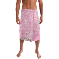 Cranes Sakura Floral Pink Pastel Lavalava Hawaii Japan Culture LT01 Pink - Polynesian Pride