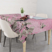 Cranes Sakura Floral Pink Pastel Tablecloth Hawaii Japan Culture LT01 - Polynesian Pride