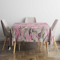 Cranes Sakura Floral Pink Pastel Tablecloth Hawaii Japan Culture LT01 - Polynesian Pride