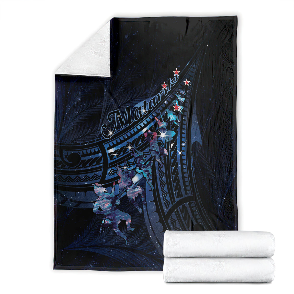 Matariki Paua Shell New Zealand Blanket Haka Dance At The Starry Night LT01 - Polynesian Pride