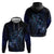 Personalised Matariki Paua Shell New Zealand Zip Hoodie Haka Dance At The Starry Night