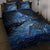 Matariki Kiwi Quilt Bed Set Silver Fern