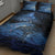 Matariki Kiwi Quilt Bed Set Silver Fern