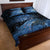 Matariki Kiwi Quilt Bed Set Silver Fern