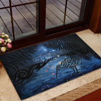 Matariki Kiwi Rubber Doormat Silver Fern LT01 - Polynesian Pride