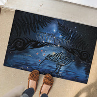 Matariki Kiwi Rubber Doormat Silver Fern LT01 - Polynesian Pride