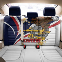 Personalized American Samoa Back Car Seat Cover Amerika Samoa Bald Eagle LT01 - Polynesian Pride