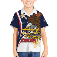 Personalized American Samoa Hawaiian Shirt Amerika Samoa Bald Eagle LT01 - Polynesian Pride