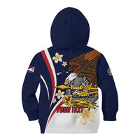 Personalized American Samoa Kid Hoodie Amerika Samoa Bald Eagle LT01 - Polynesian Pride