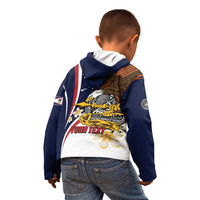 Personalized American Samoa Kid Hoodie Amerika Samoa Bald Eagle LT01 - Polynesian Pride