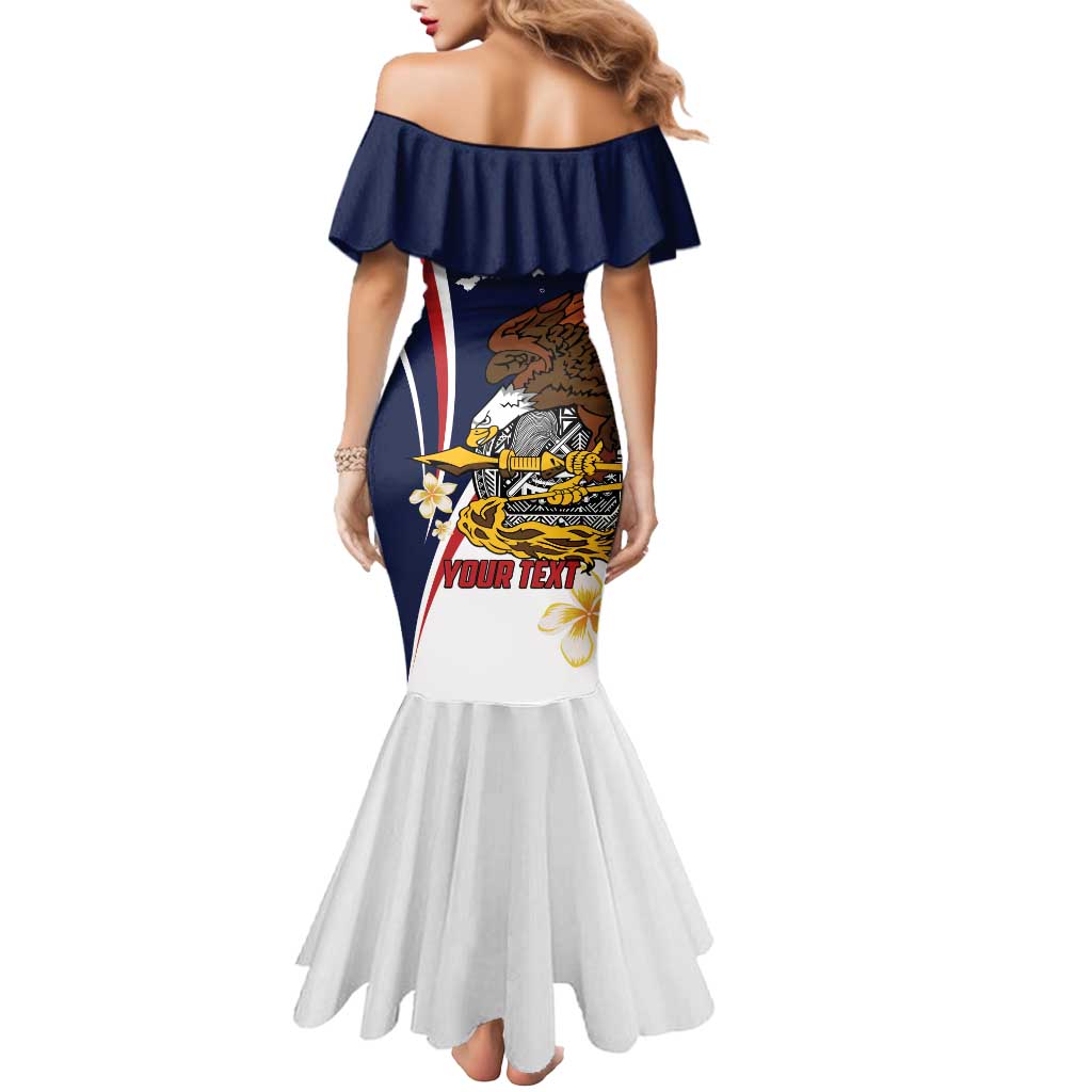 Personalized American Samoa Mermaid Dress Amerika Samoa Bald Eagle LT01 - Polynesian Pride