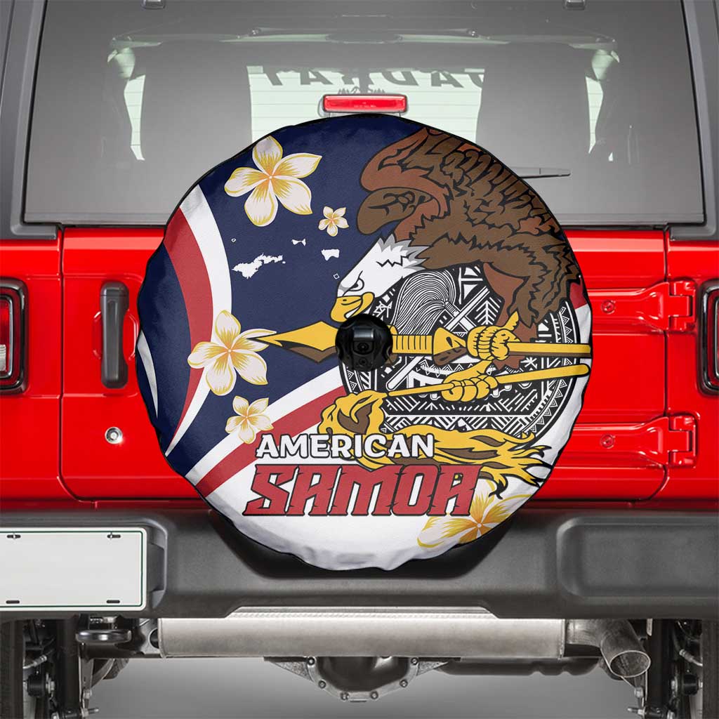 Personalized American Samoa Spare Tire Cover Amerika Samoa Bald Eagle LT01 - Polynesian Pride