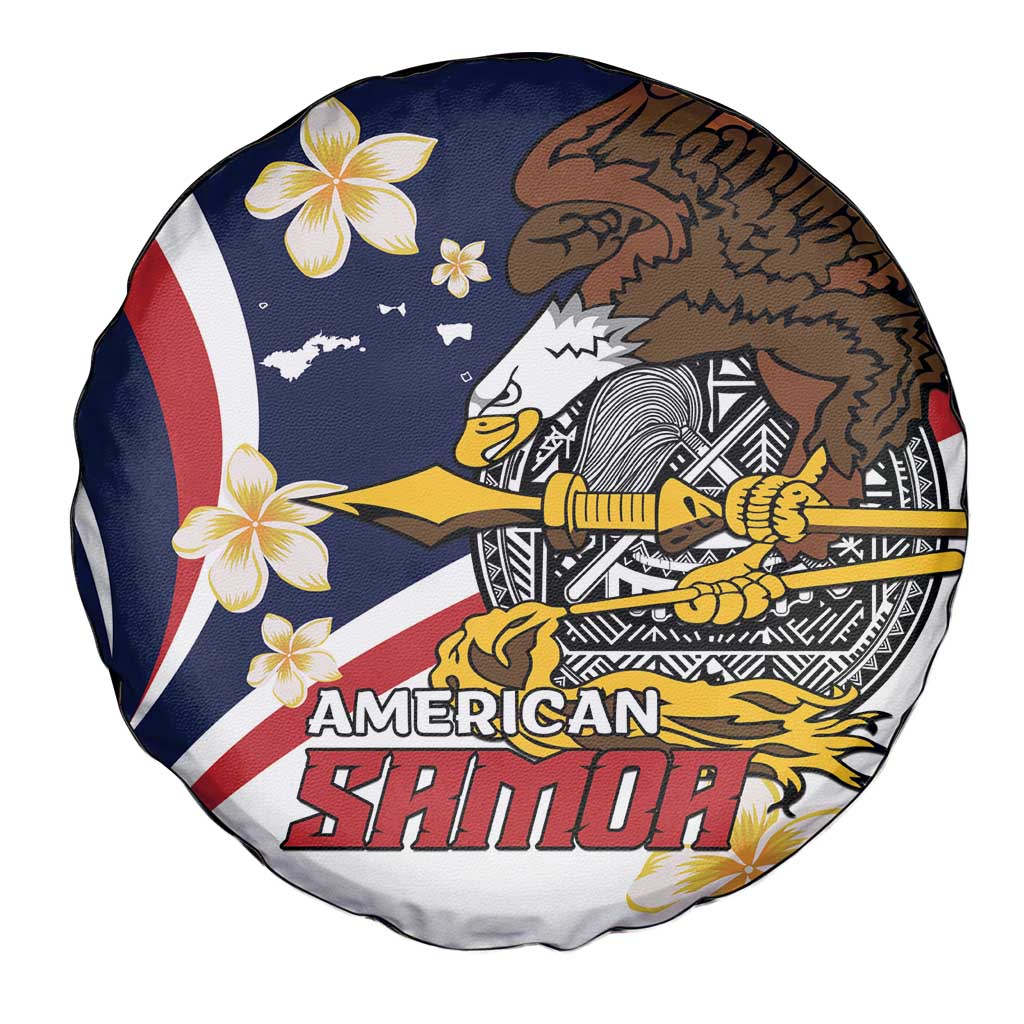 Personalized American Samoa Spare Tire Cover Amerika Samoa Bald Eagle LT01 - Polynesian Pride
