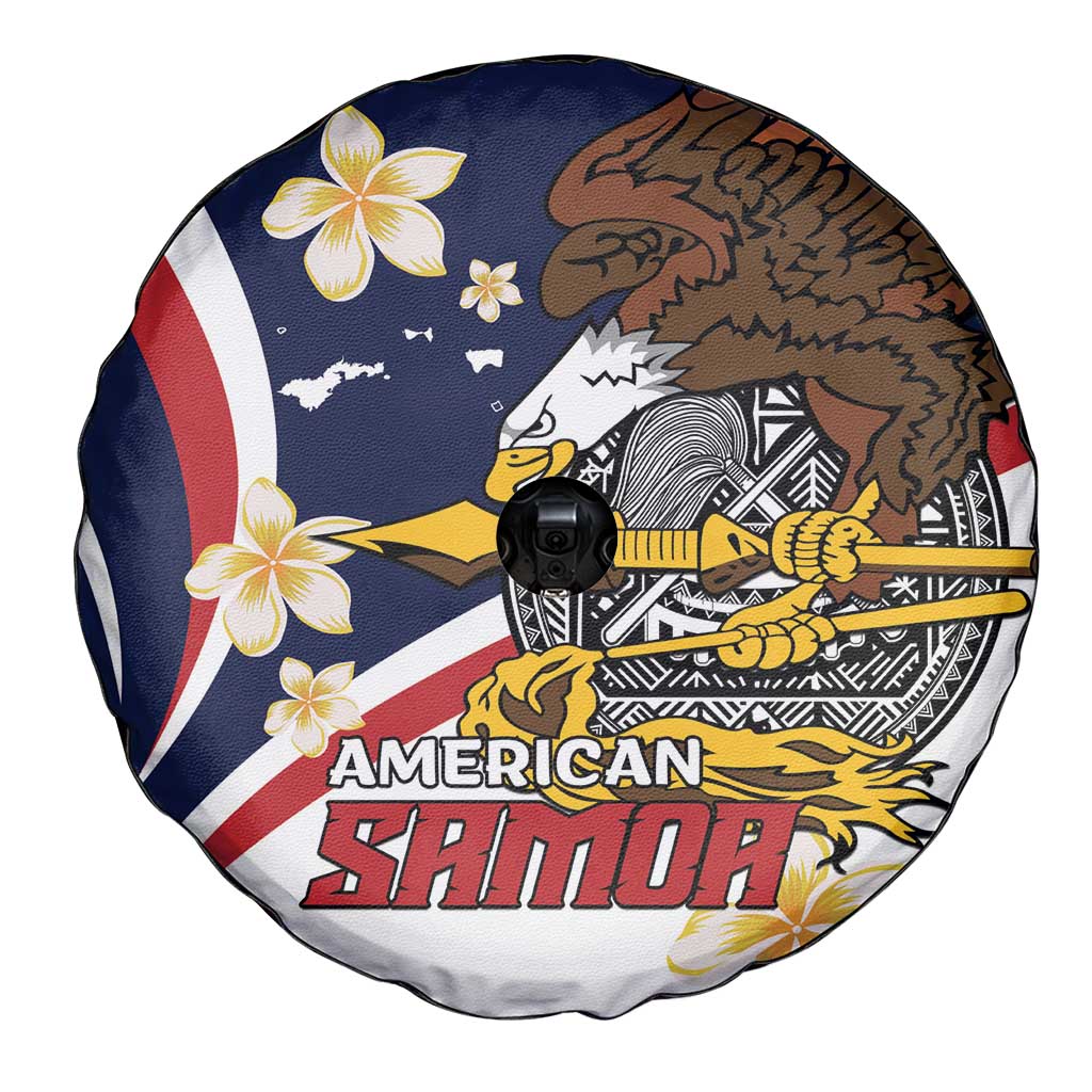 Personalized American Samoa Spare Tire Cover Amerika Samoa Bald Eagle LT01 - Polynesian Pride