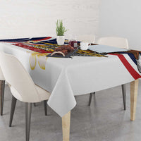 Personalized American Samoa Tablecloth Amerika Samoa Bald Eagle LT01 - Polynesian Pride