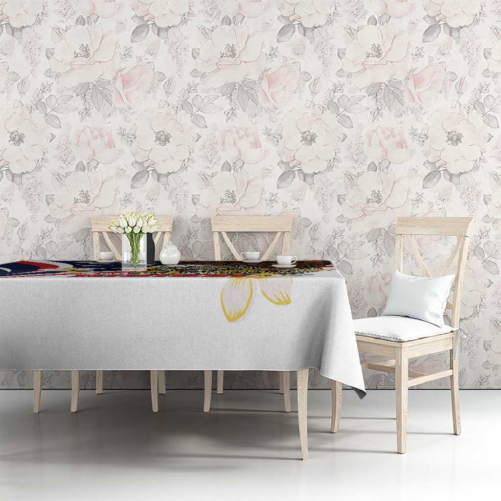 Personalized American Samoa Tablecloth Amerika Samoa Bald Eagle LT01 - Polynesian Pride