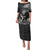 New Zealand Silver Fern Rugby Puletasi Maori Tiki Player With Ta Moko Tribal LT01 Long Dress Black - Polynesian Pride