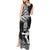 New Zealand Silver Fern Rugby Tank Maxi Dress Maori Tiki Player With Ta Moko Tribal LT01 - Polynesian Pride