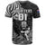 Custom New Zealand Silver Fern Rugby T Shirt Maori Tiki Player With Ta Moko Tribal LT01 - Polynesian Pride