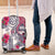 Hawaii Kakau Mix Paisley Pattern Luggage Cover Polynesian Tropical Unique Style LT01 White - Polynesian Pride