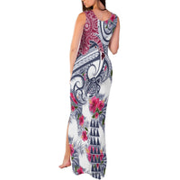 Hawaii Kakau Mix Paisley Pattern Tank Maxi Dress Polynesian Tropical Unique Style LT01 - Polynesian Pride