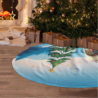 Native American Santa Claus Tree Skirt Merry Christmas 2025 LT01 - Polynesian Pride