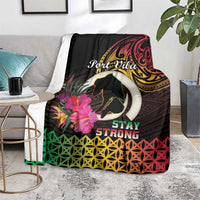 Vanuatu Port Vila Stay Strong Blanket Long God Yumi Stanap LT01 - Polynesian Pride