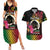 Personalised Vanuatu Port Vila Stay Strong Couples Matching Summer Maxi Dress and Hawaiian Shirt Long God Yumi Stanap