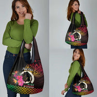 Vanuatu Port Vila Stay Strong Grocery Bag Long God Yumi Stanap LT01 - Polynesian Pride