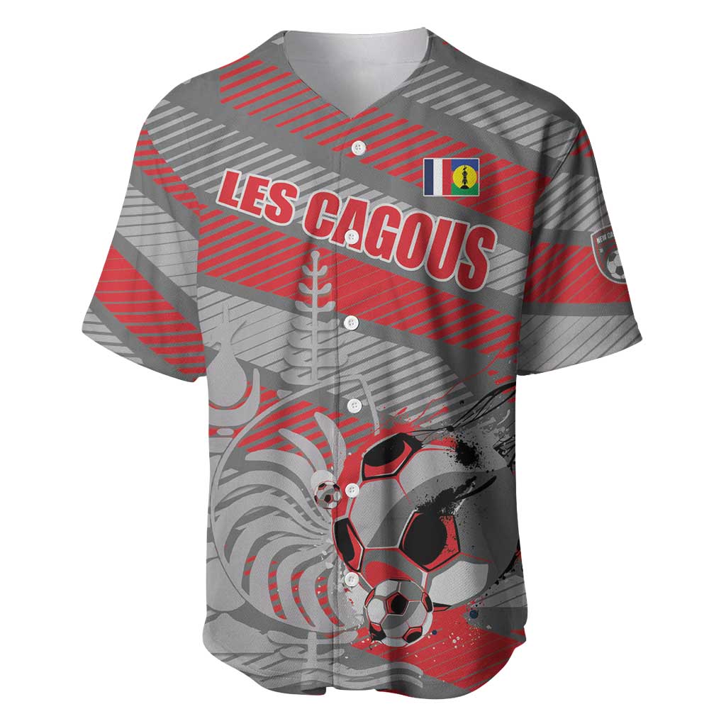 Custom Football 2026 New Caledonia Baseball Jersey Kagus Come On LT01 Gray - Polynesian Pride