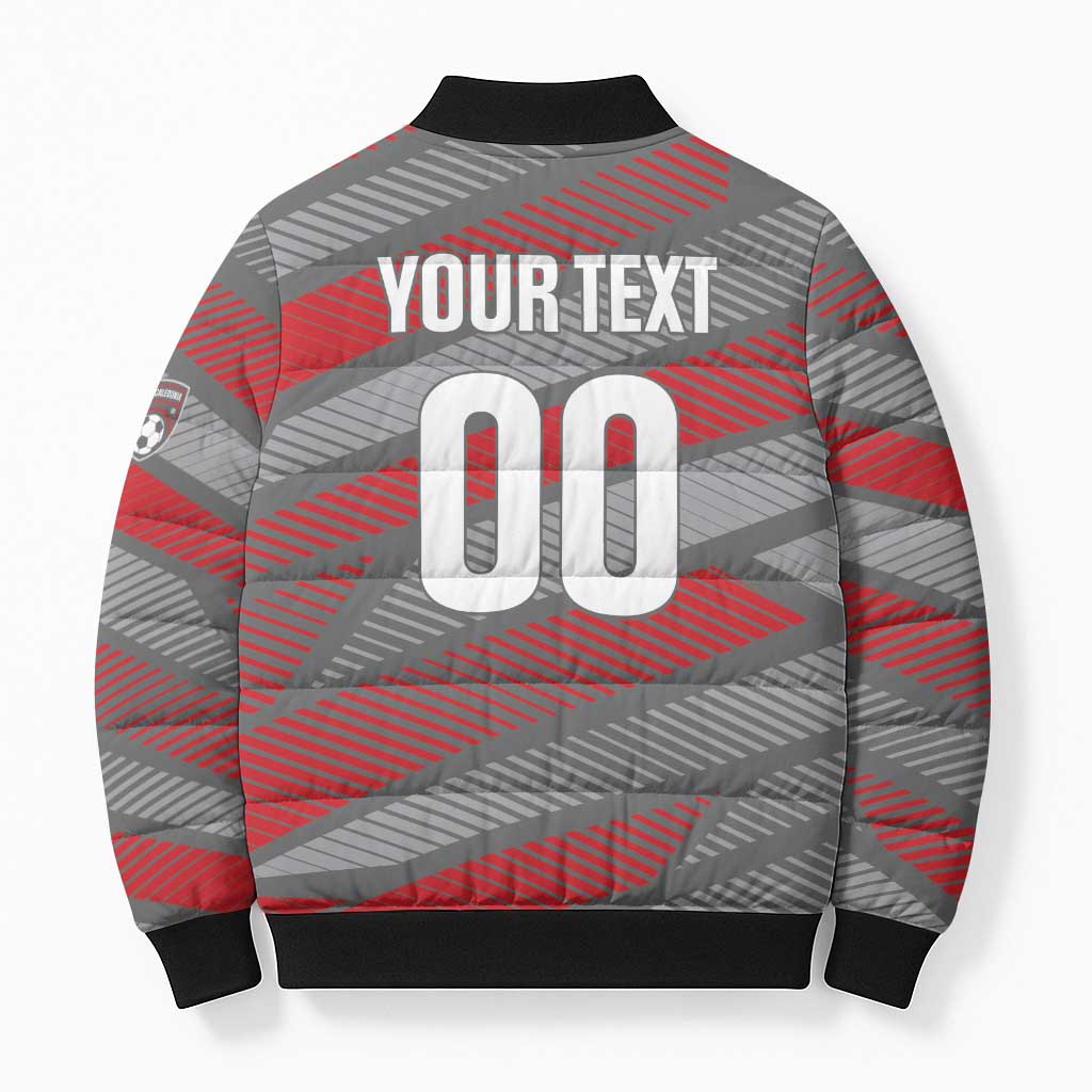 Custom Football 2026 New Caledonia Bomber Puffer Jacket Kagus Come On LT01 - Polynesian Pride