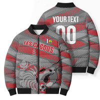 Custom Football 2026 New Caledonia Bomber Puffer Jacket Kagus Come On LT01 - Polynesian Pride