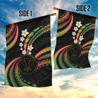 Hawaii Map Kanaka Maoli Garden Flag Fantastic Frangipani Reggae LT01 - Polynesian Pride