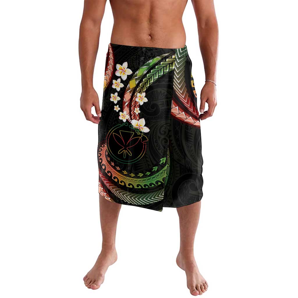 Hawaii Map Kanaka Maoli Lavalava Fantastic Frangipani Reggae LT01 Reggae - Polynesian Pride
