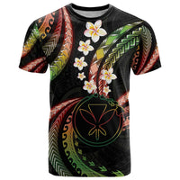 Hawaii Map Kanaka Maoli T Shirt Fantastic Frangipani Reggae LT01 Reggae - Polynesian Pride