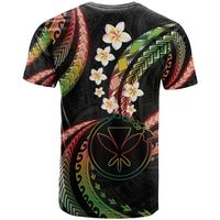 Hawaii Map Kanaka Maoli T Shirt Fantastic Frangipani Reggae LT01 - Polynesian Pride