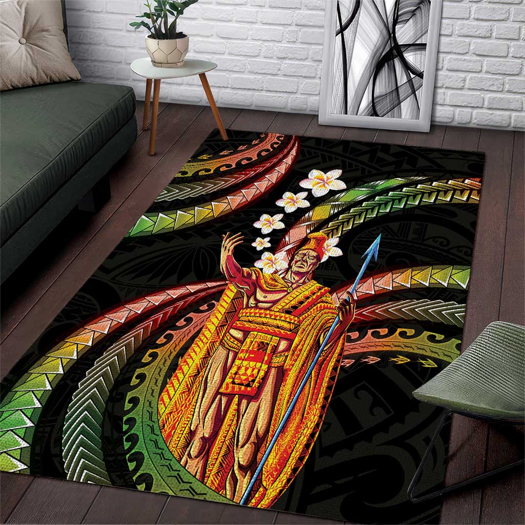 Hawaii King Kamehameha Area Rug Fantastic Plumeria Reggae LT01 Reggae - Polynesian Pride